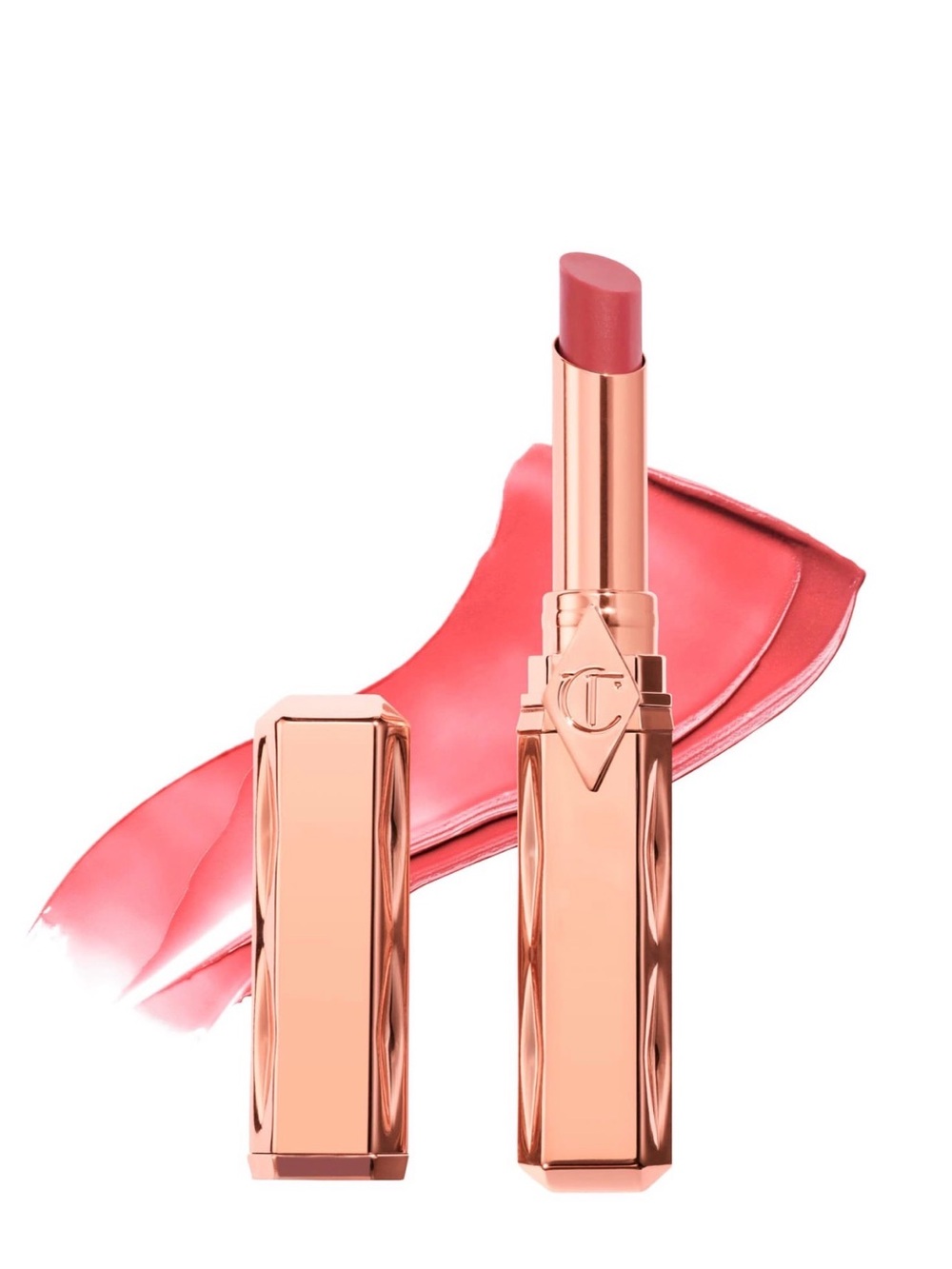 Blushed Rose Charlotte Tilbury Pillow Talk Long Lasting Blush Balm Sheer Tint